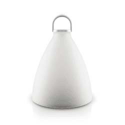 Image showing the Sunlight Bell Solar Lamp, H21cm, White/Silver product.