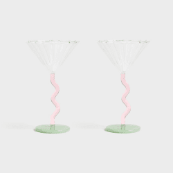 Image showing the Curve set of 2 Coupes, 17 x 10 cm, multi product.