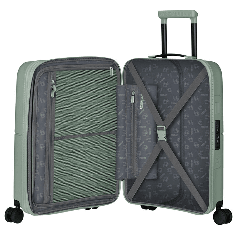 Dashpop Cabin Suitcase, H55 x L40 x W20cm, Iceberg Green