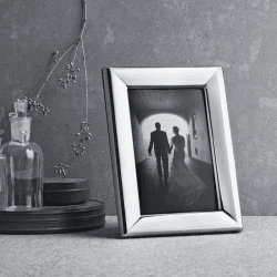 Image showing the Modern Photograph frame, 10 x 15cm, Stainless Steel product.