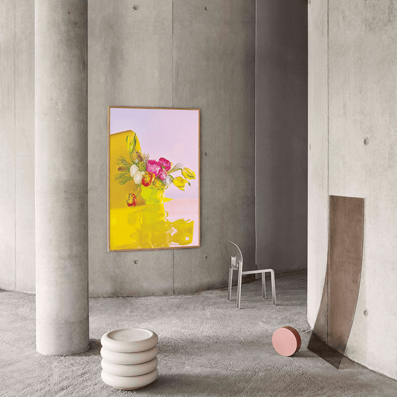BLOOM 03 Art Print, 50 x 70cm, Yellow