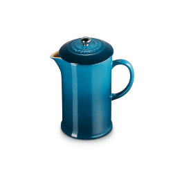 Image showing the Stoneware Cafetiere, 1L, Deep Teal product.