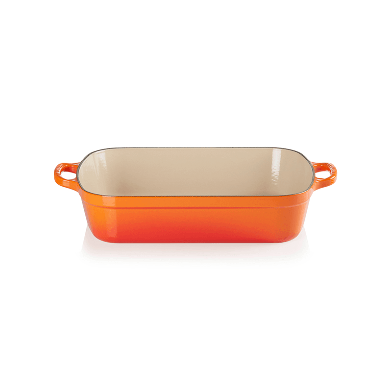 Signature Cast Iron Rectangular roaster, 33cm - 4.9 litre, Volcanic