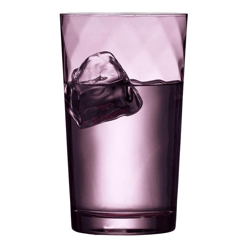 Vienna Set of 4 Highball Glasses, 450ml, Purple