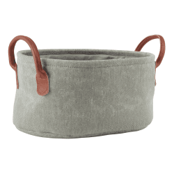 Image showing the York Storage basket, 36 x 26 x 17cm, Sage Green product.