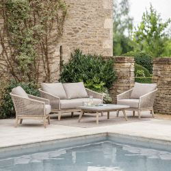 Image showing the Lynton 2 Seater Sofa Set, Grey product.