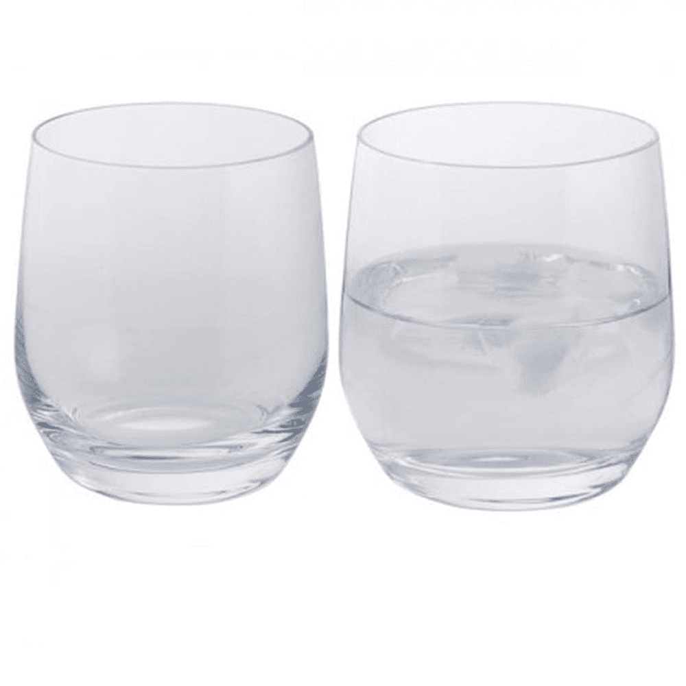 Wine & bar Tumbler pair, H91mm, Clear
