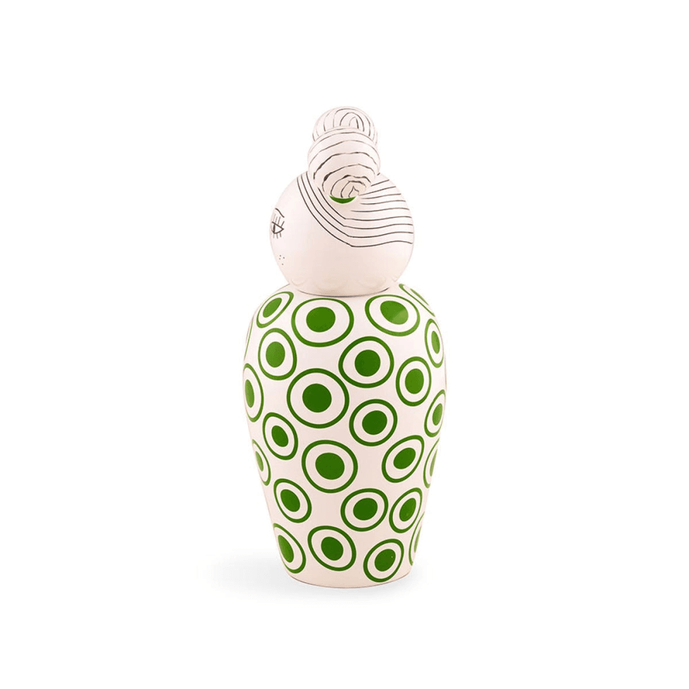 Canopie, Vase with Lid, Green