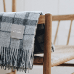 Image showing the Tweed Throw, H130 x W190cm, Grey product.
