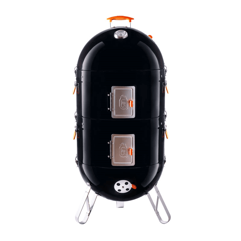 Excel V4 Charcoal BBQ Smoker, 50cm, Black