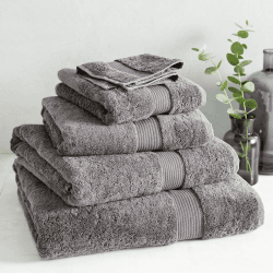 Image showing the Egyptian Cotton Face cloth, 30 x 30cm, Slate product.