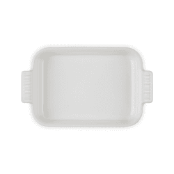 Image showing the Stoneware Deep Rectangular dish, 26cm - 2.3 litre, Meringue product.