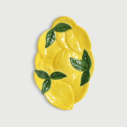 Image showing the Lemon Side Plate, D28cm, Yellow product.