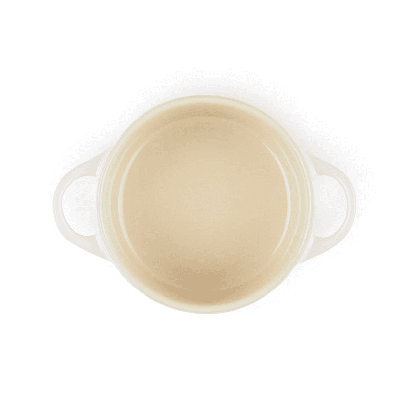 Stoneware Petite round casserole, 10cm, Meringue