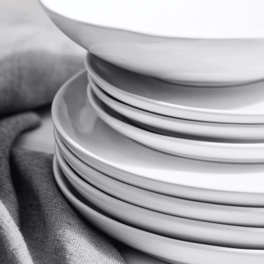 Portobello 12 piece dinner set, White