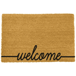 Image showing the Welcome Scribble Coir Doormat product.