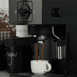 Image showing the Espresso Coffee Machine, Black product.
