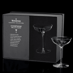 Image showing the Elegance Collection Pair of champagne belle coupes product.