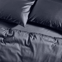 Image showing the Luxe Cotton Pair of Standard Pillowcases, Ink product.