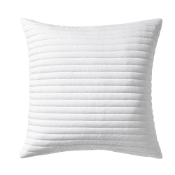 Image showing the Quilted Lines Filled Cushion 55X55, White product.
