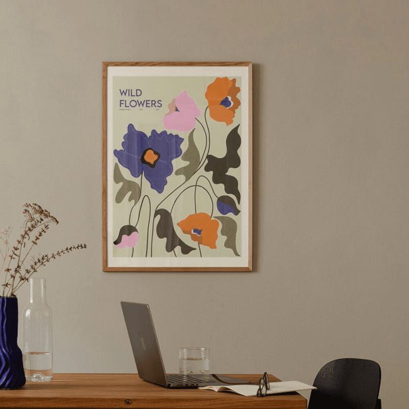 Frankie Penwill Wild Flowers Print, 50 x 70cm