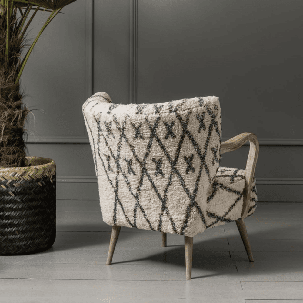Mina Printed Armchair
