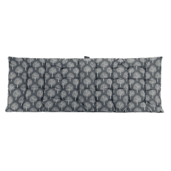 Image showing the Tree Bench Seat Pad, 110 x 40cm, Blue Linen product.