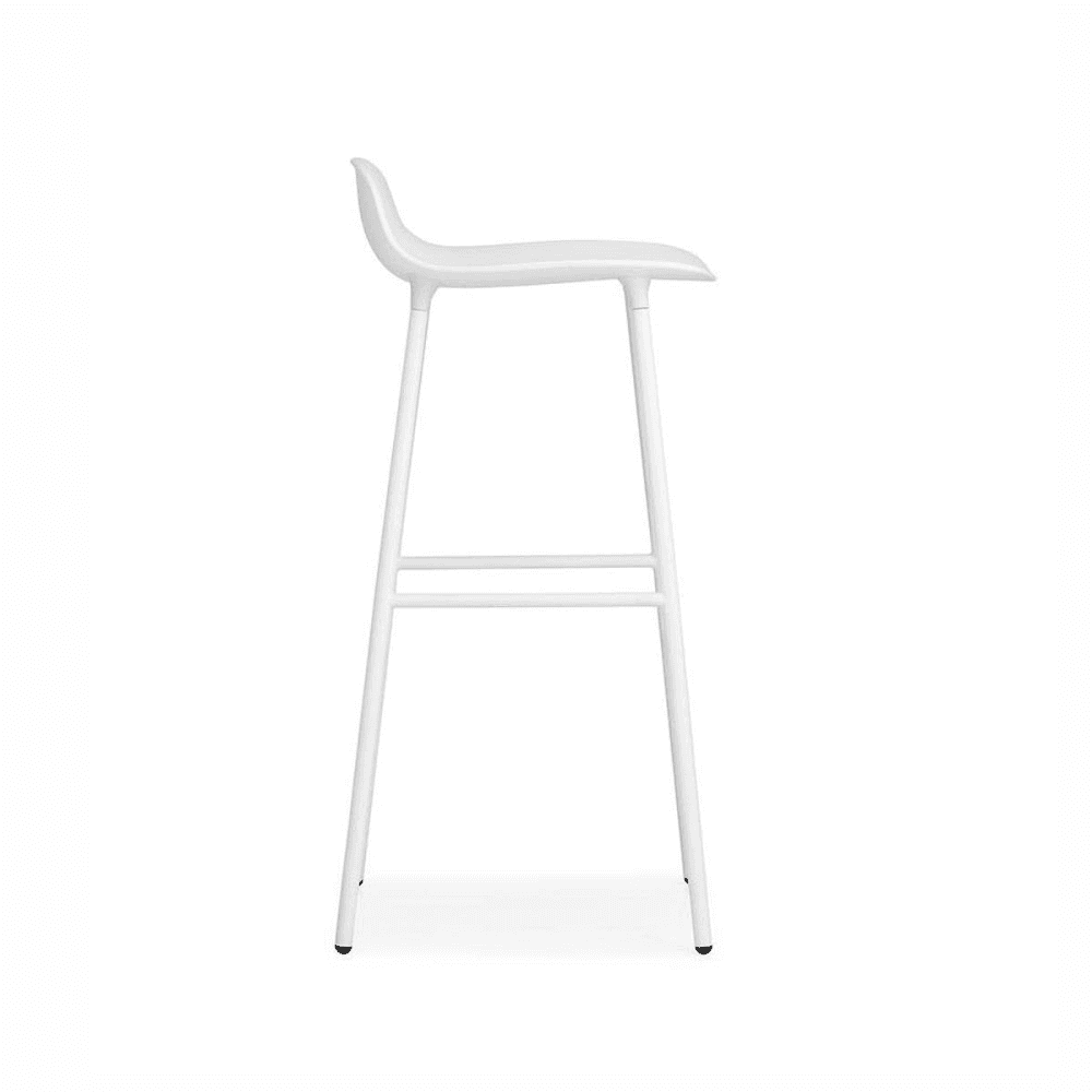 Form Bar stool, H77cm, White