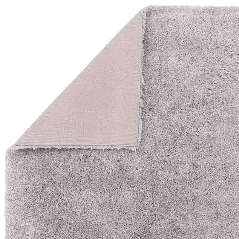 Ritchie Modern Plain Shaggy Rug, 120 x 170cm, Light Grey