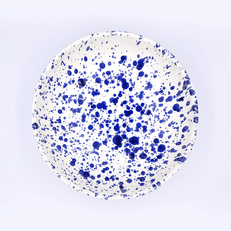 Splatter Pasta Bowl, D20cm, Blueberry