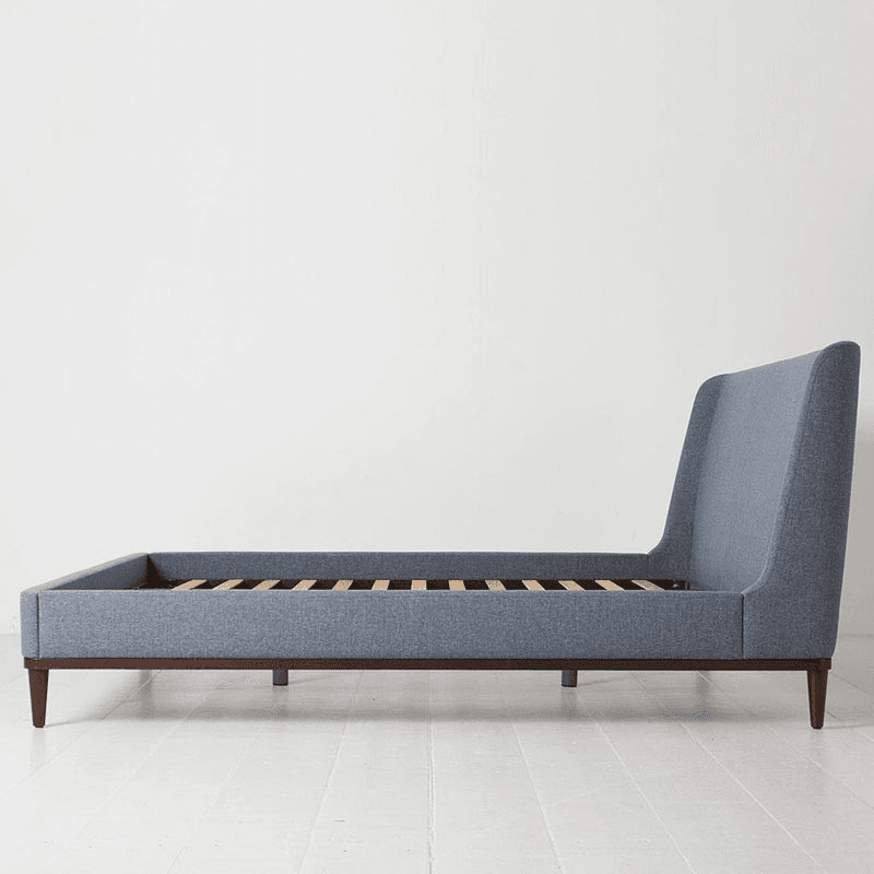 Bed 02 Linen Super King Size Frame, Midnight