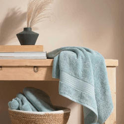 Image showing the Organic Eco Twist Face Cloth, Haze product.