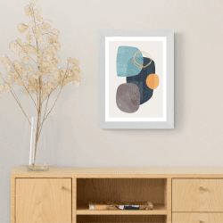 Image showing the Tracie Andrews, Cyra Framed Art Print, White product.