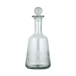 Image showing the Mila Recycled Decanter, 1L, Clear product.