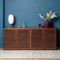 Image showing the Verona Sideboard, H75 x W137cm, Brown product.