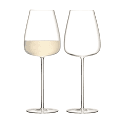 Image showing the Wine Culture Pair of white wine goblets, 690ml, clear product.