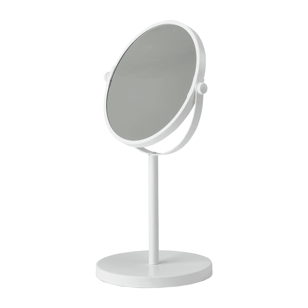 Beau Beauty Mirror, D19.5cm, White