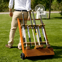 Image showing the Championship 6 Player Croquet Set with Trolley product.
