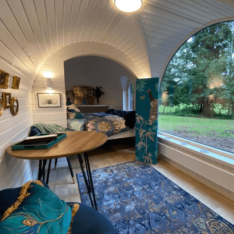Two Night Luxury Glamping Lodge Experience for Two at Culdees Castle Estate
