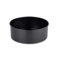 Image showing the Precision Plus Loose Base Deep Cake Tin, 25cm, Black product.
