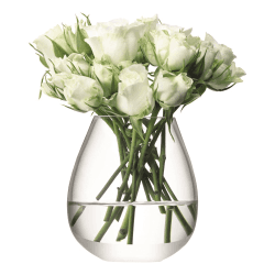 Image showing the Flower Mini table vase, 9.5cm, clear product.
