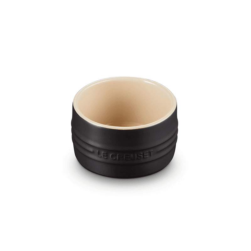 Stoneware Ramekins in Satin Black