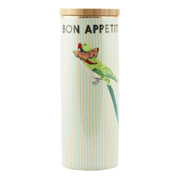 Image showing the Parrot Large Storage Jar, H26.5cm, Pastel product.