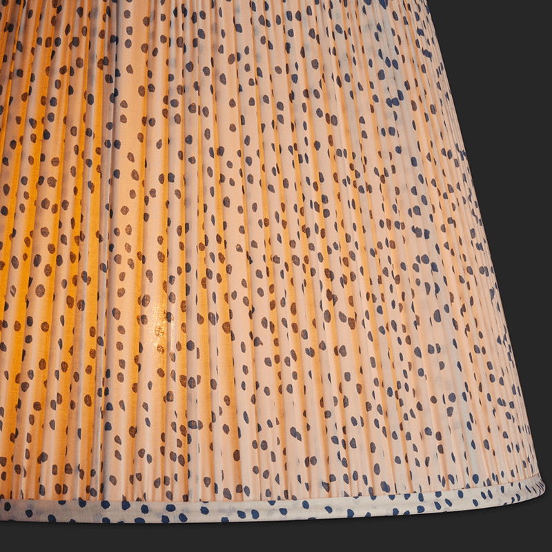 Straight empire Shade, 30cm, blue dotty