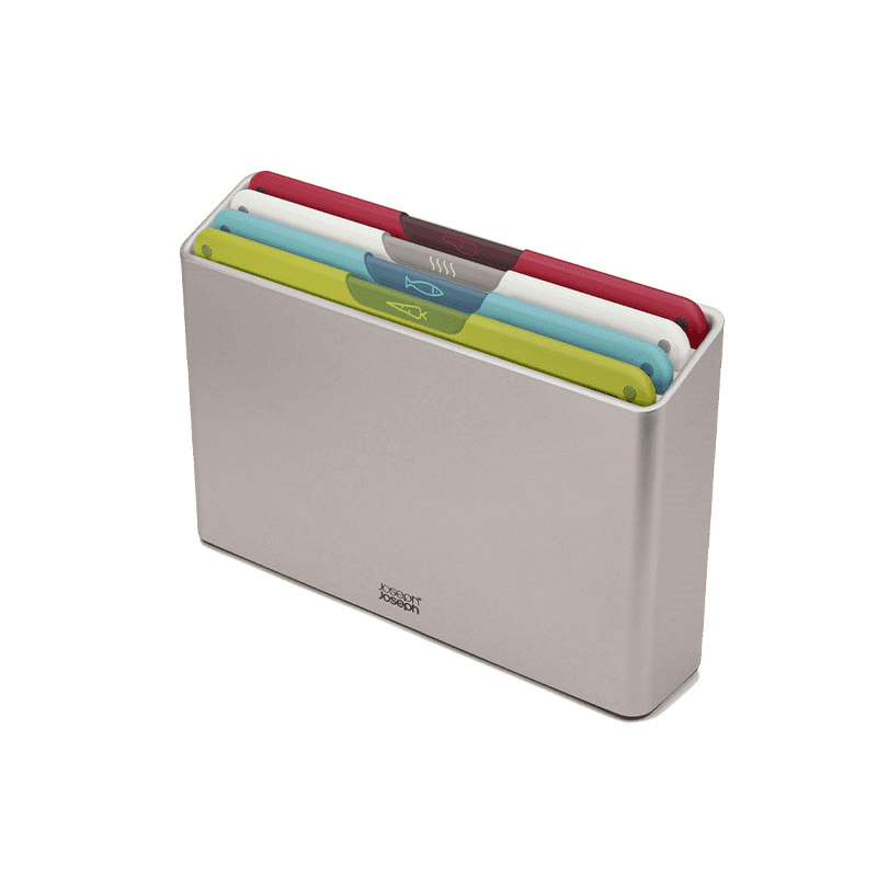 Folio Icon 4 Piece Regular Chopping Boards, Multi