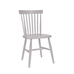 Image showing the Pair of Spindle Back Chairs, Lily White product.