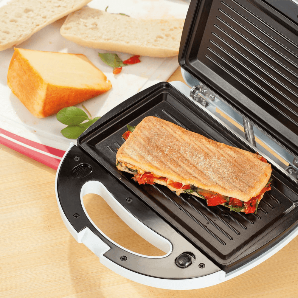 Sandwich, Grill & Waffle Maker, White