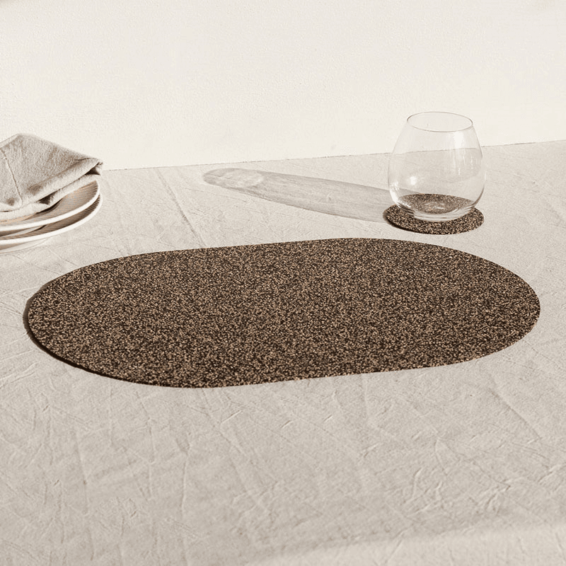 Dash Set of 4 Placemats, W30 x L40cm, Black