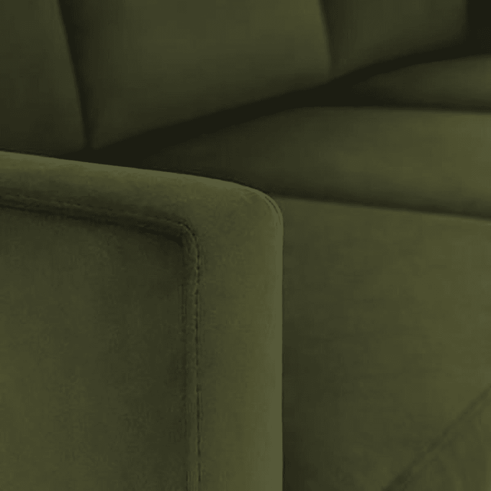Model 01 2 Seater Velvet Sofa, Vine