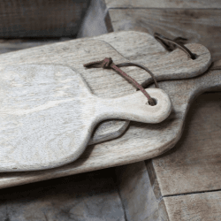 Image showing the Chunni Chopping Board, L60 x W20cm, Natural Mango Wood product.